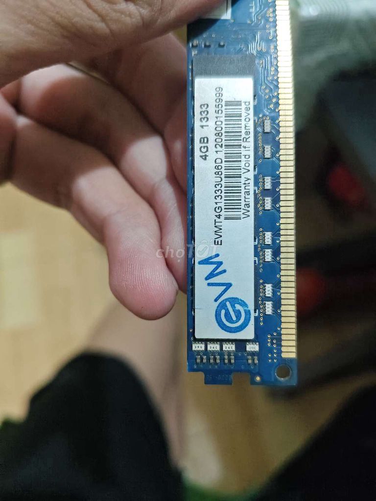 RAM GVM EVMT4G1333U86D 4GB DDR3. Mua bán Linh kiện (RAM, Card...) tại Thành phố Cao Lãnh Đồng Tháp được đăng bởi Trung Phúc Hà hình 1