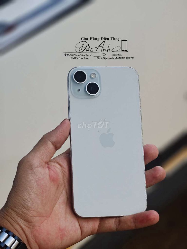 Apple iPhone 15 Plus 128GB Xanh Q.Tế. Mua bán Điện thoại tại Thành phố Buôn Ma Thuột Đắk Lắk được đăng bởi Đức Anh Retail hình 1