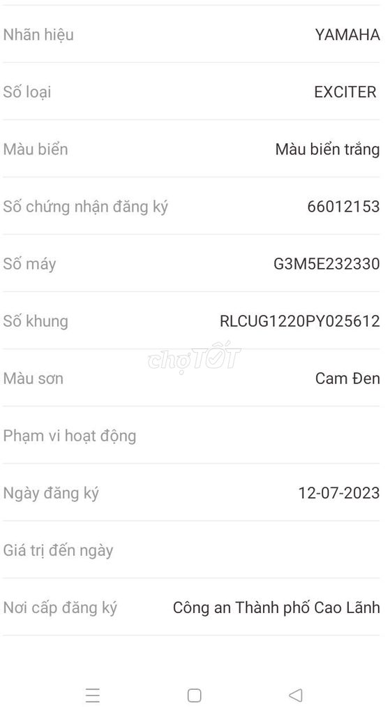 nhu cầu cần đổi xe khác. Mua bán Xe máy tại Thành phố Cao Lãnh Đồng Tháp được đăng bởi Minh Đức hình 4