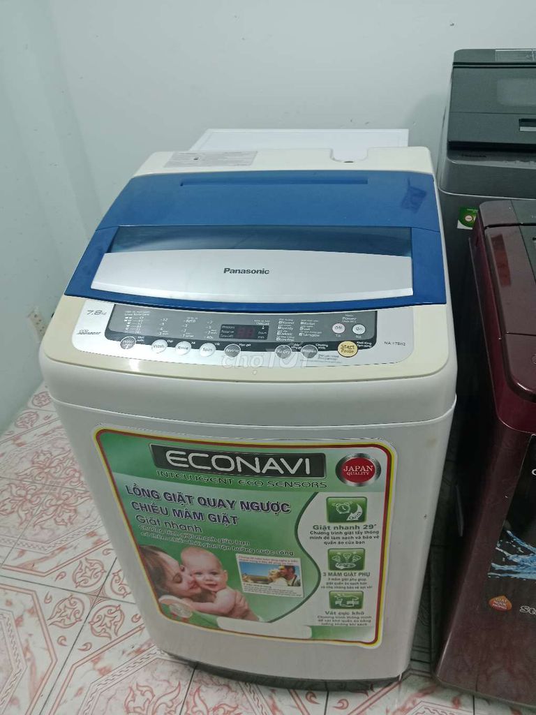 Máy giặt Panasonic 7.8kg lồng đứng. Mua bán Máy giặt tại Quận 4 Tp Hồ Chí Minh được đăng bởi Anh Đào hình 1