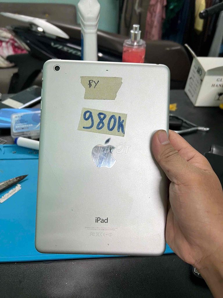 ipad mini 2, bảng 16g, đẹp, pin ok, icloud sạch