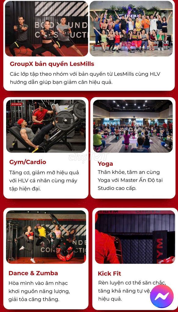 CITIGYM TẶNG BẠN THẺ TẬP MIỄN PHÍ TOÀN HỆ THỐNG