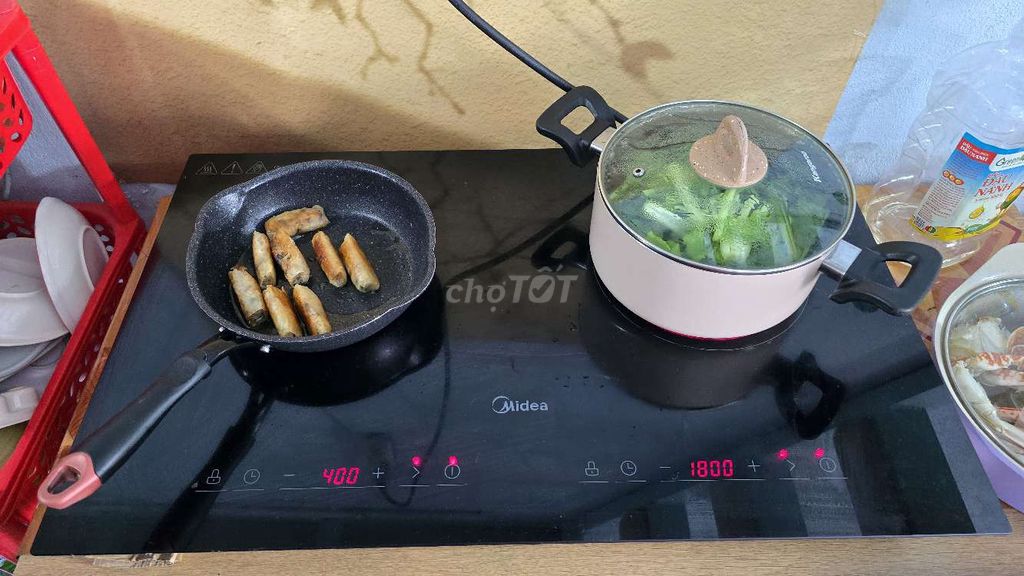 Bếp điện từ Midea Đen. Mua bán Bếp, lò, đồ điện nhà bếp tại Quận 7 Tp Hồ Chí Minh được đăng bởi Nhã Phương hình 1