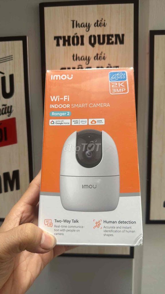 Camera Imou Ranger 2 2K Wi-Fi Trắng. Mua bán Máy ảnh, Máy quay tại Quận Cẩm Lệ Đà Nẵng được đăng bởi Shop Thiết Bị Thông Minh Đà Nẵng hình 1