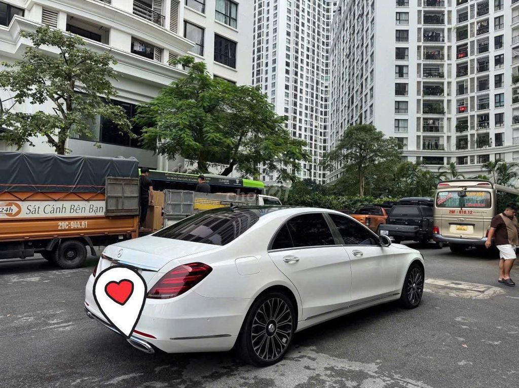 Bán xe Mercedes-Benz S450L 2017 màu trắng biển HN. Mua bán Ô tô tại Quận Ba Đình Hà Nội được đăng bởi Nguyễn Dũng hình 3