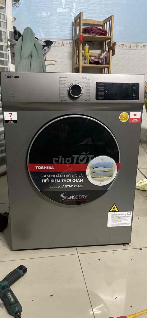 Máy sấy quần áo Toshiba 7kg Xám Nhật Bản. Mua bán Máy giặt tại Quận Cái Răng Cần Thơ được đăng bởi Audio Sound channel hình 1