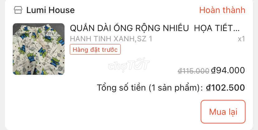 Quần ống rộng (LUMI HOUSE) freesize hoạ tiết vui