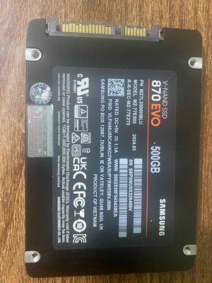 Cần ra đi ổ cứng SSD Samsung mới EVO 870 512G. Mua bán Linh kiện (RAM, Card...) tại Quận Ngũ Hành Sơn Đà Nẵng được đăng bởi Ajax Phạm