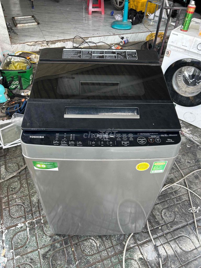 thanh lý máy giặt Toshiba 10kg inveter. Mua bán Máy giặt tại Thị xã Tân Uyên Bình Dương được đăng bởi Văn Thông hình 1