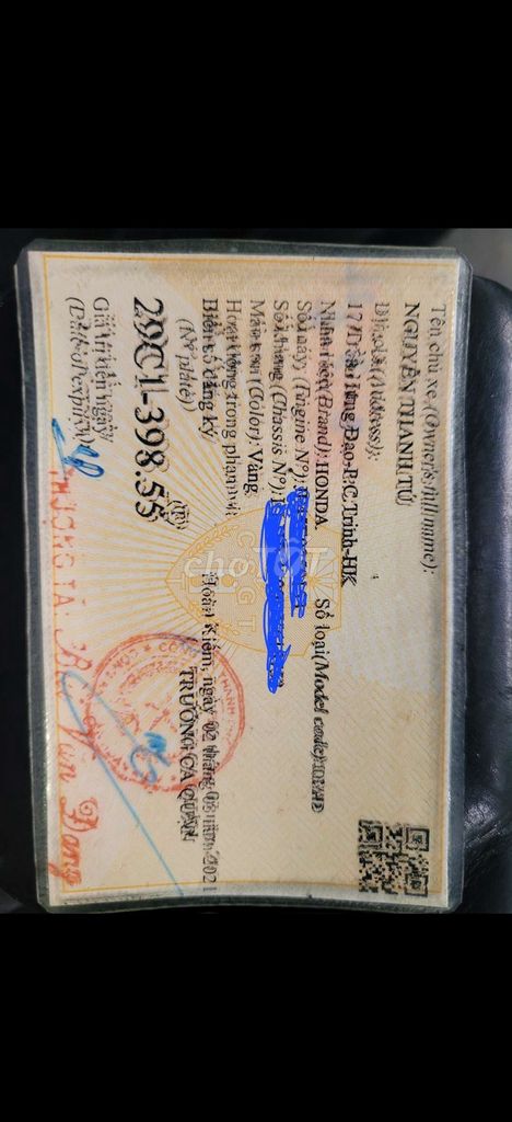 Bán xe chính chủ , nữ sử dụng. Mua bán Xe máy tại Quận Hoàng Mai Hà Nội được đăng bởi Hoang Anh hình 3