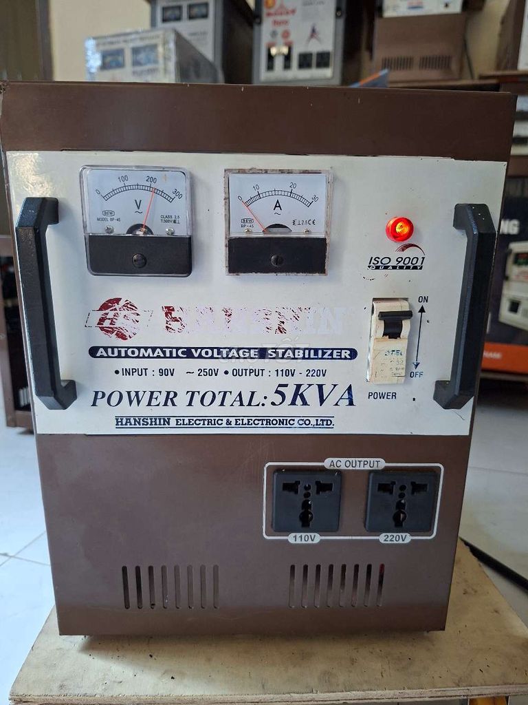 Bán ổn áp 5kva dải 90V. Mua bán Nội thất, đồ gia dụng khác tại Huyện Bến Lức Long An được đăng bởi Tình Tuân Group hình 1