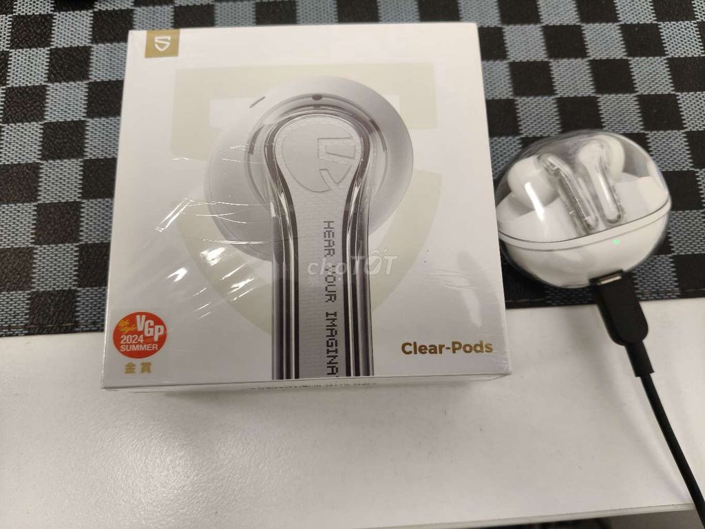 Tai nghe Soundpeats Clear-Pods Trắng Không dây. Mua bán Tivi, Âm thanh tại Quận 7 Tp Hồ Chí Minh được đăng bởi Huỳnh hình 1