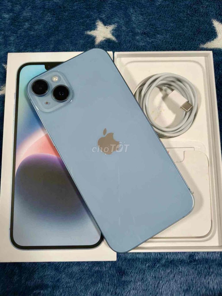 iPhone 14 Plus 256G Blue FULLBOX 99% BH APPLE 2024. Mua bán Điện thoại tại Quận 10 Tp Hồ Chí Minh được đăng bởi iStockHCM hình 1