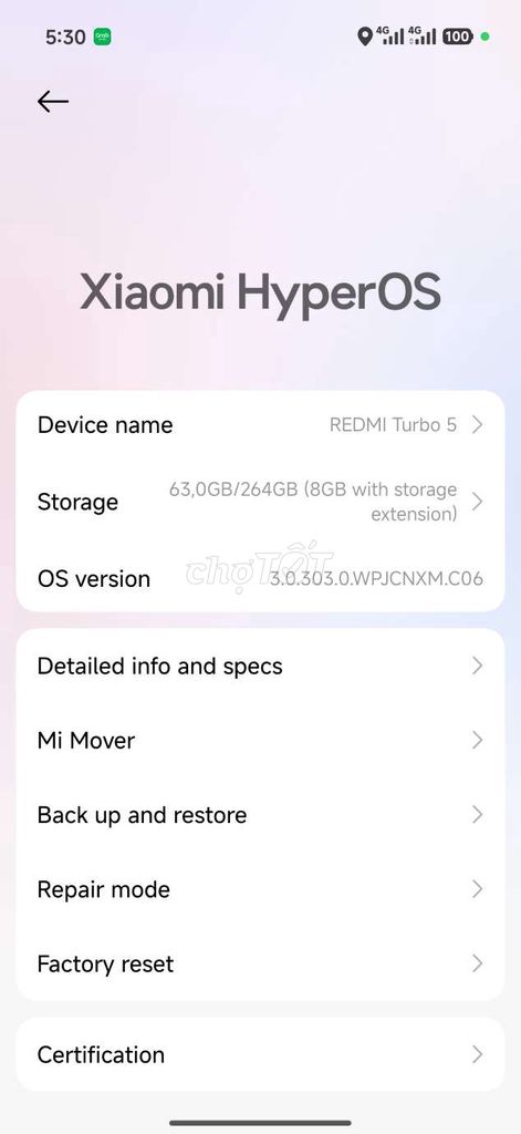 Xiaomi Redmi Turbo 5 Pro 256GB. Mua bán Điện thoại tại Huyện Tiên Du Bắc Ninh được đăng bởi Nguyễn Văn Thắng hình 1