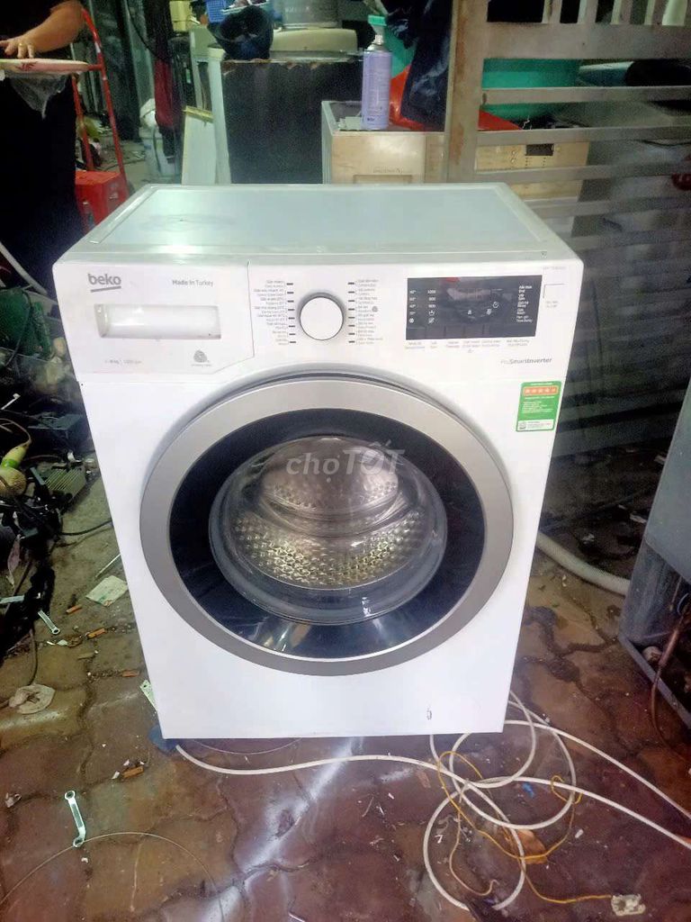 Bán máy giặt beko 8kg cửa ngang inverter chạy êm