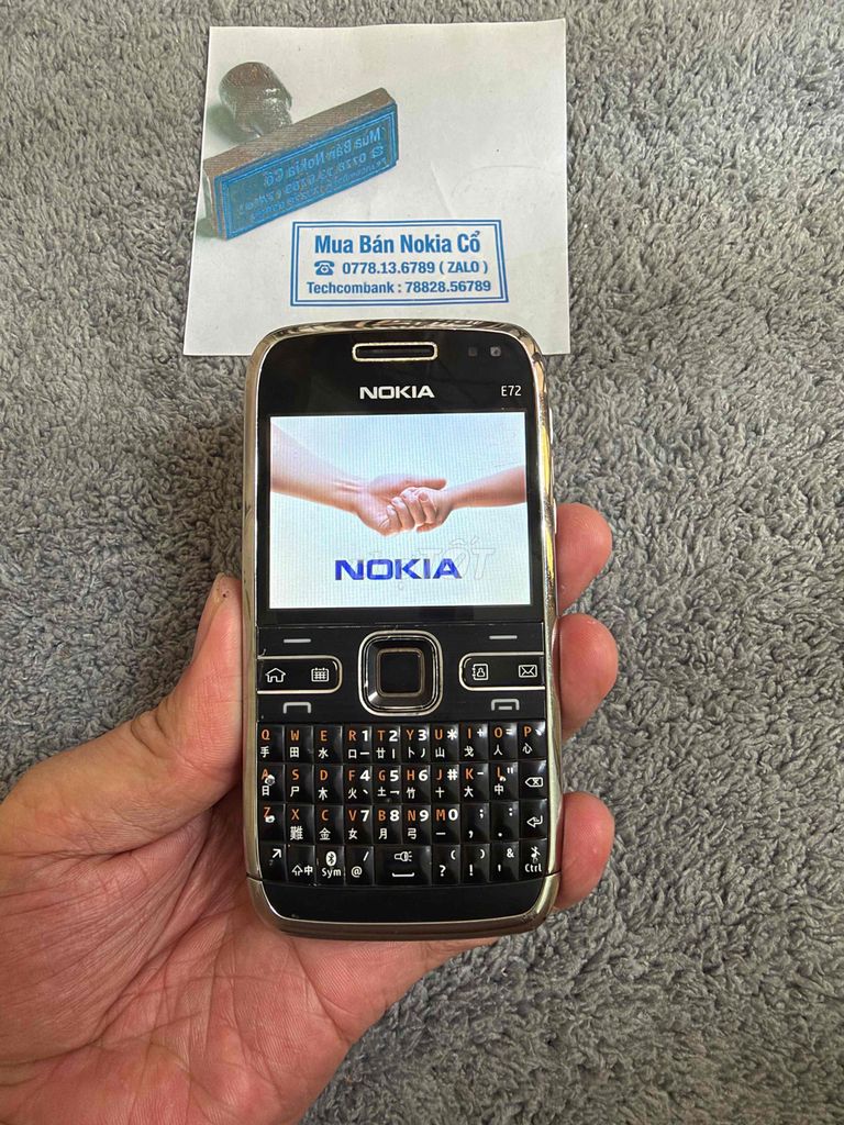 E72 Black zin bản Hồng Kông phím độc lạ hiếm. Mua bán Điện thoại tại Quận 10 Tp Hồ Chí Minh được đăng bởi Mua Bán Nokia Cổ hình 1