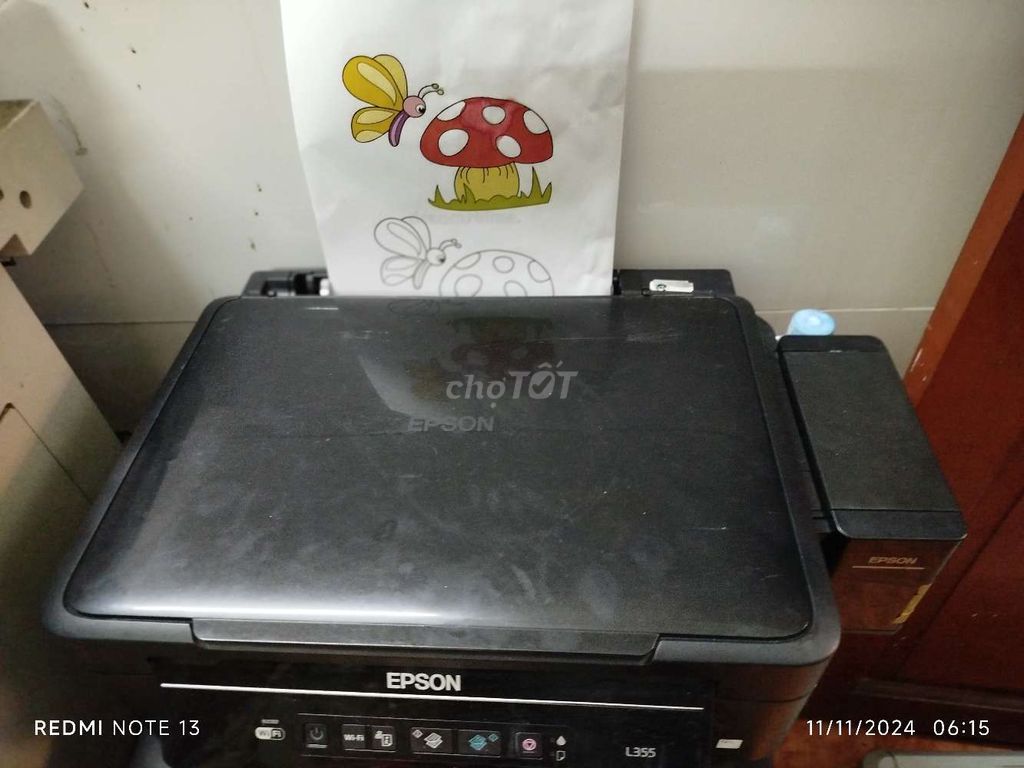 Máy in màu Epson l355 hàng đẹp inox chất lượng