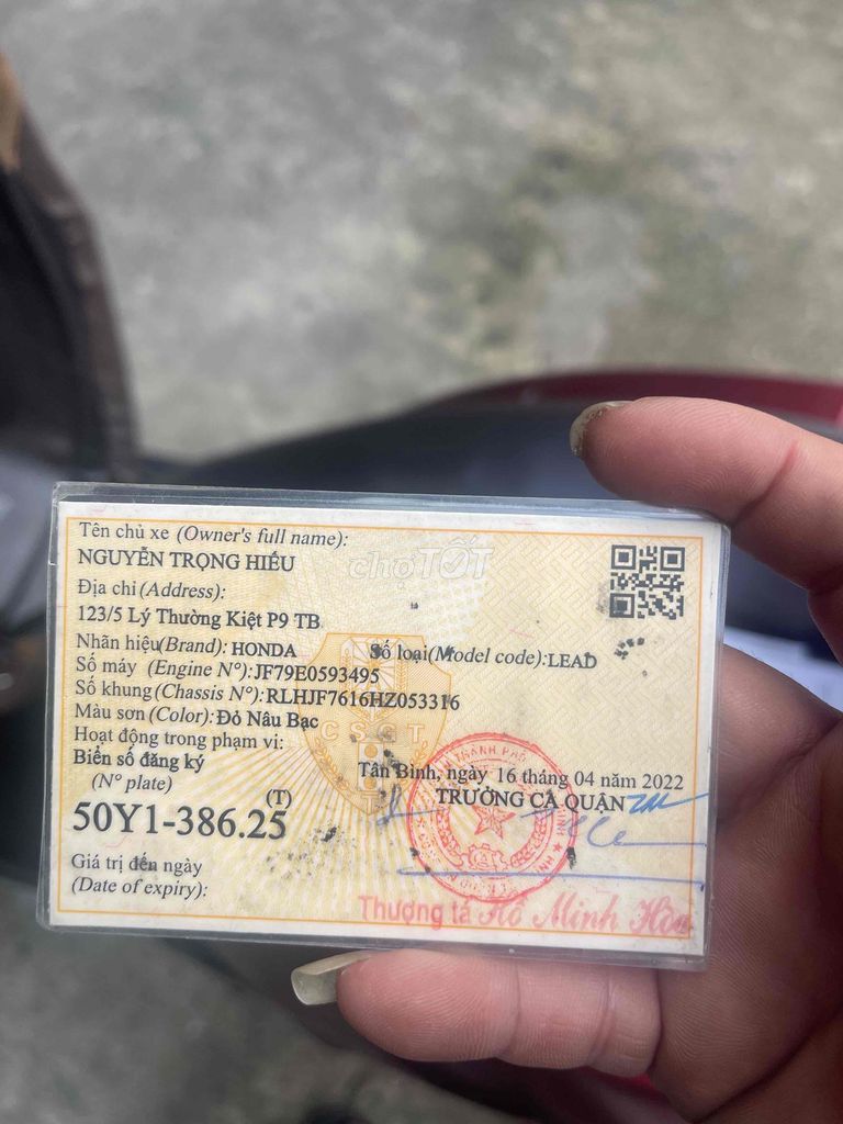 lead bstp dk 2022 khoá ga chống trộm. Mua bán Xe máy tại Huyện Hóc Môn Tp Hồ Chí Minh được đăng bởi hoang van hình 4