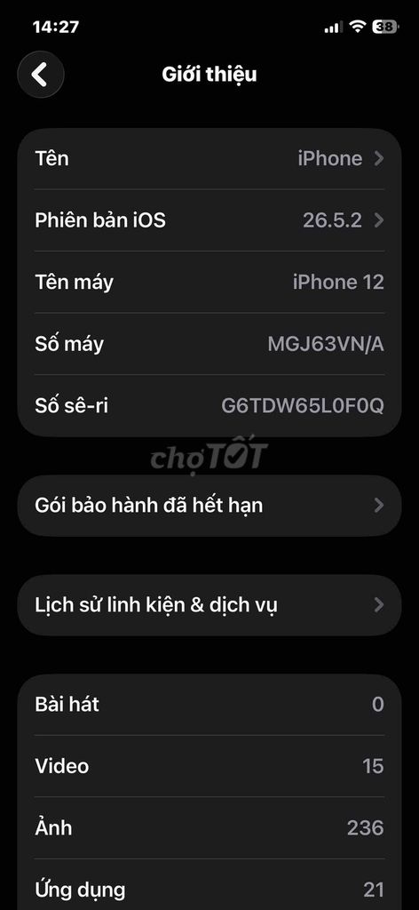 Apple iPhone 12 64GB Trắng Chính Hãng. Mua bán Điện thoại tại Quận Bình Thạnh Tp Hồ Chí Minh được đăng bởi A Fin hình 1