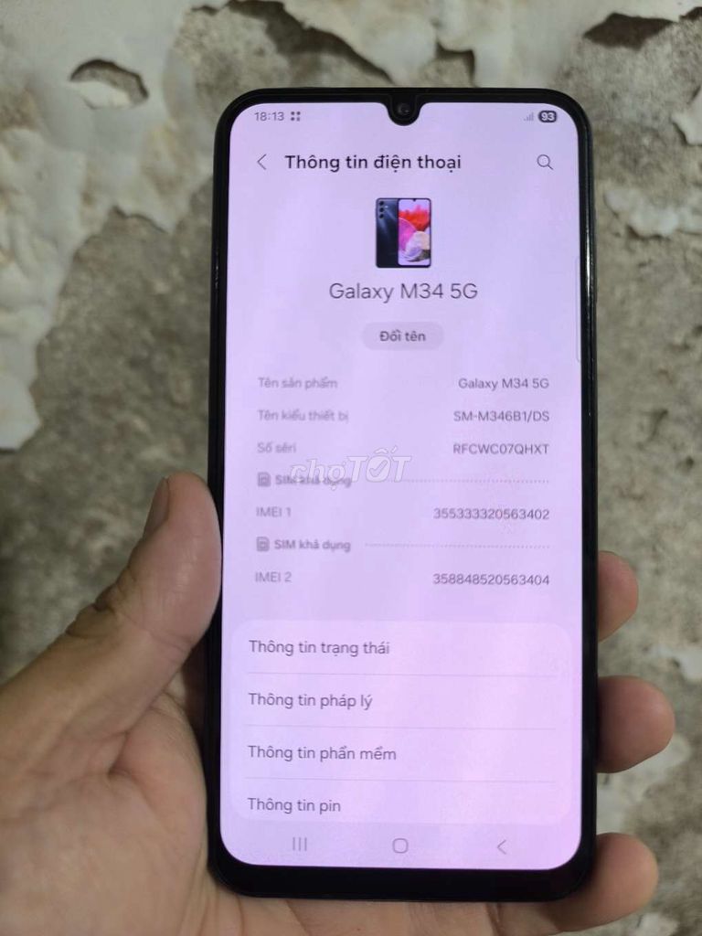 Samsung M34 5G 8GB/128GB Đen. Mua bán Điện thoại tại Huyện Long Phú Sóc Trăng được đăng bởi Bắp  hình 1