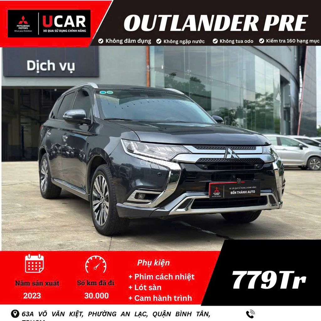 Mitsubishi Outlander Pre 2023 màu đen-30000km. Mua bán Ô tô tại Quận Bình Tân Tp Hồ Chí Minh được đăng bởi Oanh Lê hình 4