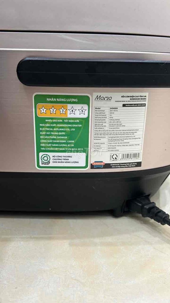 Nồi cơm điện Mama SHD8959 Đen 1.8L. Mua bán Bếp, lò, đồ điện nhà bếp tại Thành phố Pleiku Gia Lai được đăng bởi Lê Thảo hình 1