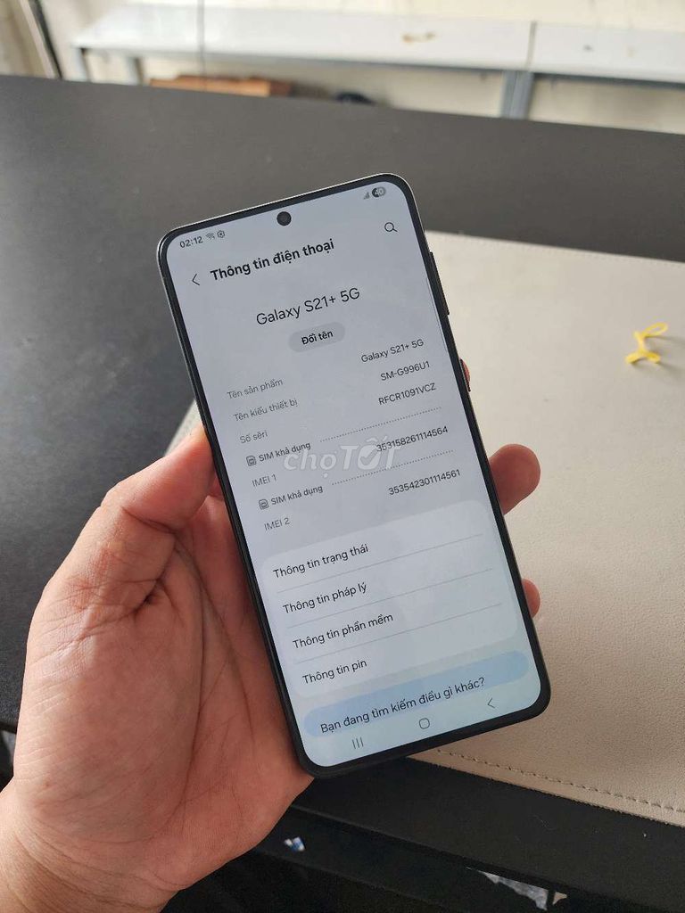 Samsung Galaxy S21+ 5G Đen Mỹ. Mua bán Điện thoại tại Quận Ninh Kiều Cần Thơ được đăng bởi dienthoaidao hình 1