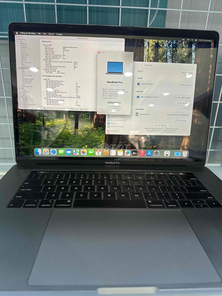 l MacBook Pro 2019 i7 15 inch 32GB/512GB 99%. Mua bán Laptop tại Quận 5 Tp Hồ Chí Minh được đăng bởi Phan Thế Phong  hình 1