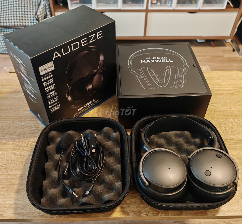 Tai nghe Audeze Maxwell fullbox phụ kiện như mới. Mua bán Tivi, Âm thanh tại Quận Ngũ Hành Sơn Đà Nẵng được đăng bởi Trần Việt Anh hình 1