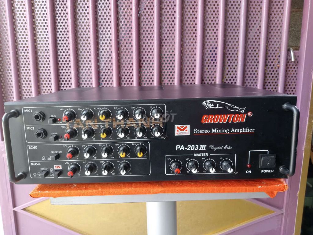 Ampli GROWTO PA-203III. Mua bán Tivi, Âm thanh tại Huyện Củ Chi Tp Hồ Chí Minh được đăng bởi HÒA TRẦN  hình 1