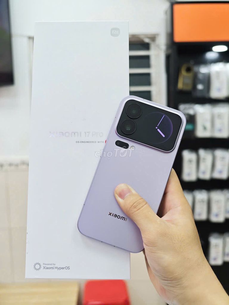 XIAOMI Mi 17 Pro 5G 12/256GB màu tím - Fullbox 99%. Mua bán Điện thoại tại Quận 11 Tp Hồ Chí Minh được đăng bởi Vinhanmobile hình 1