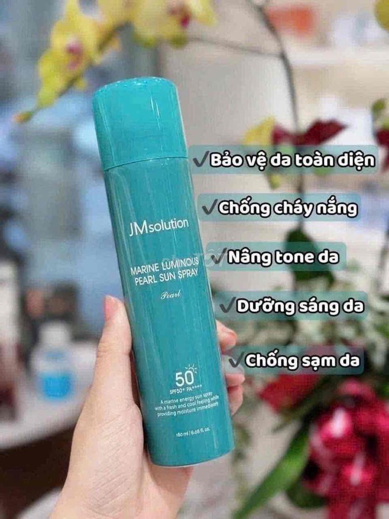 Xịt chống nắng JM Solution Marine Luminous Pearl. Mua bán Phụ kiện thời trang khác tại Thành phố Buôn Ma Thuột Đắk Lắk được đăng bởi Phương Đông  BÁCH HOÁ NHÀ ĐÔNG  hình 1