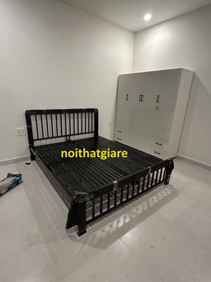 giường đơn sắt hộp 1m2-1m8x2m, giao nhanh kv HCM