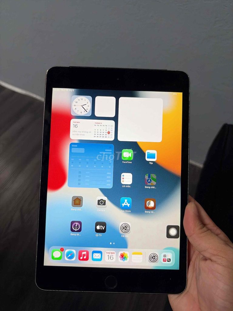 Apple iPad Mini 4 16GB Bạc Full chức năng. Mua bán Máy tính bảng tại Thành phố Biên Hòa Đồng Nai được đăng bởi Lucas Huỳnh hình 1