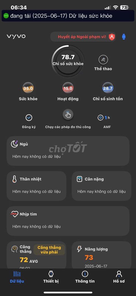 Đồng hồ và Vòng tay kiểm tra sức khoẻ