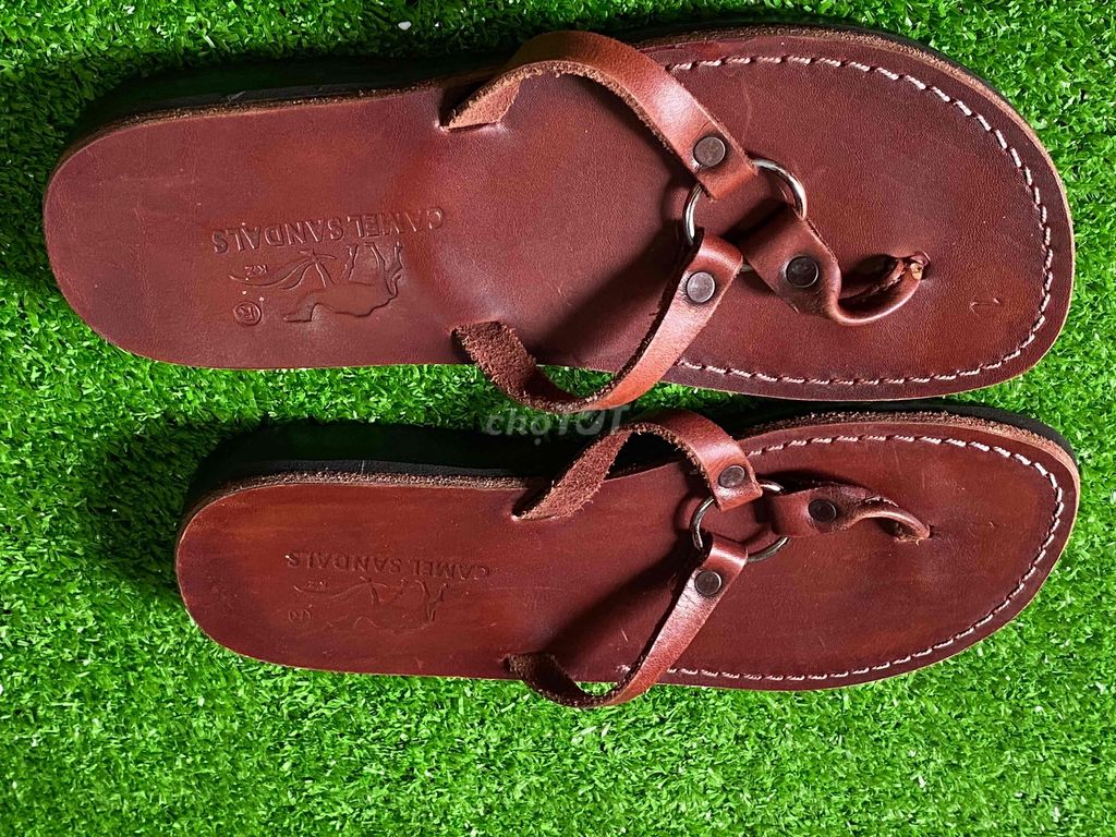 Dép da CAMEL(auth) Thương hiệu từ Mỹ Size 41 Da bò