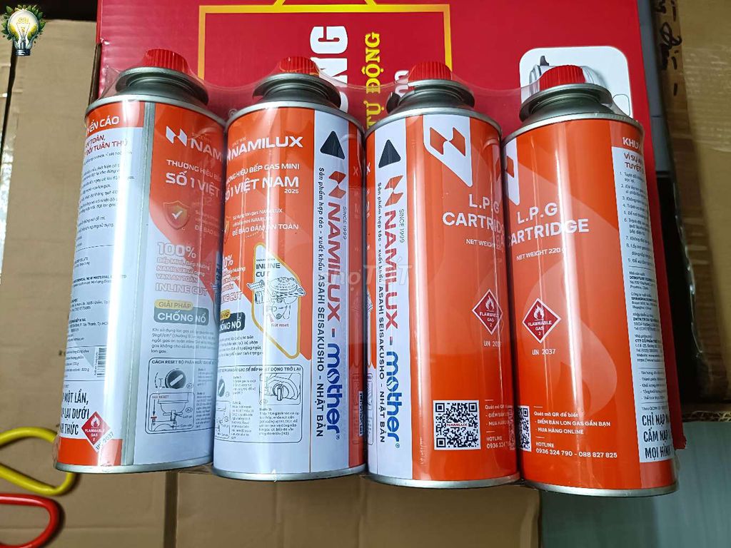 Bình gas mini Namilux 220g. Mua bán Bếp, lò, đồ điện nhà bếp tại Thành phố Rạch Giá Kiên Giang được đăng bởi Nhã Đan hình 1