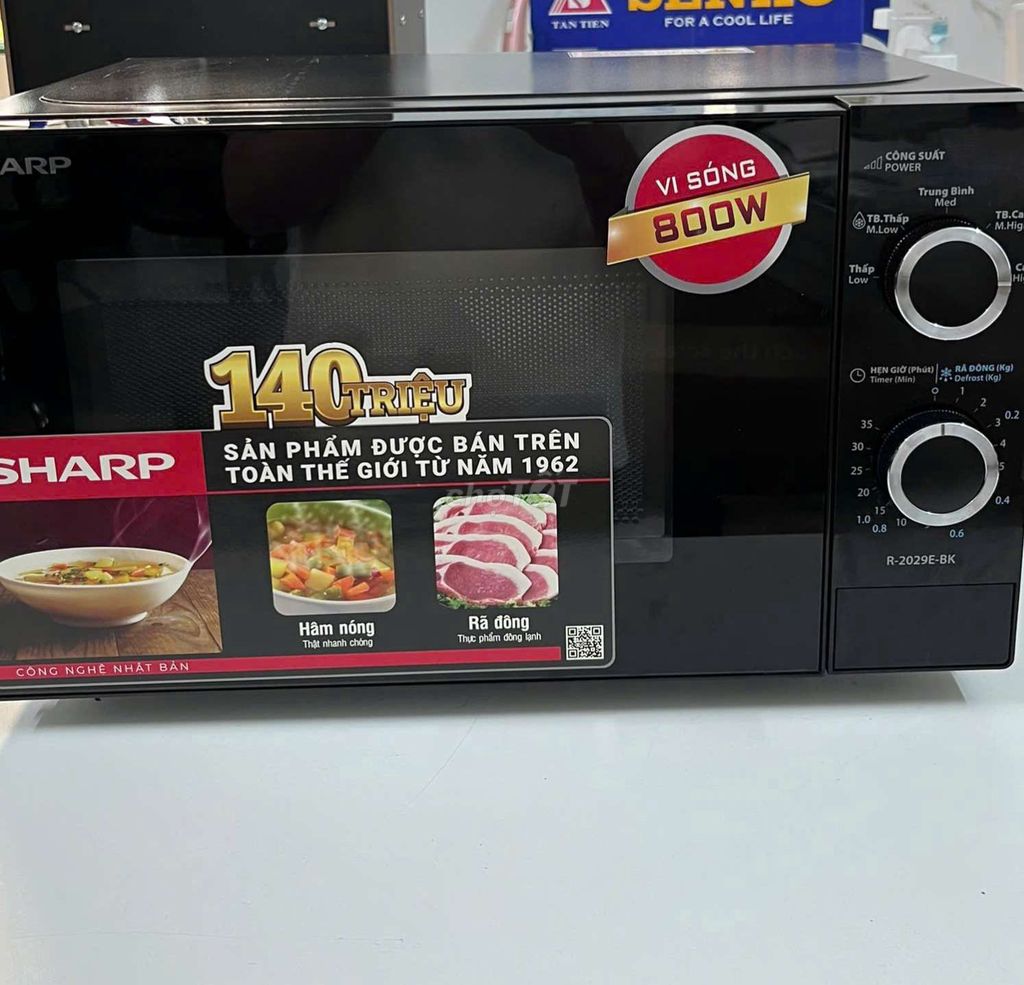 Lò vi sóng Sharp R-2029E-BK Đen Mới. Mua bán Bếp, lò, đồ điện nhà bếp tại Huyện Bến Lức Long An được đăng bởi Vy Trần  hình 1