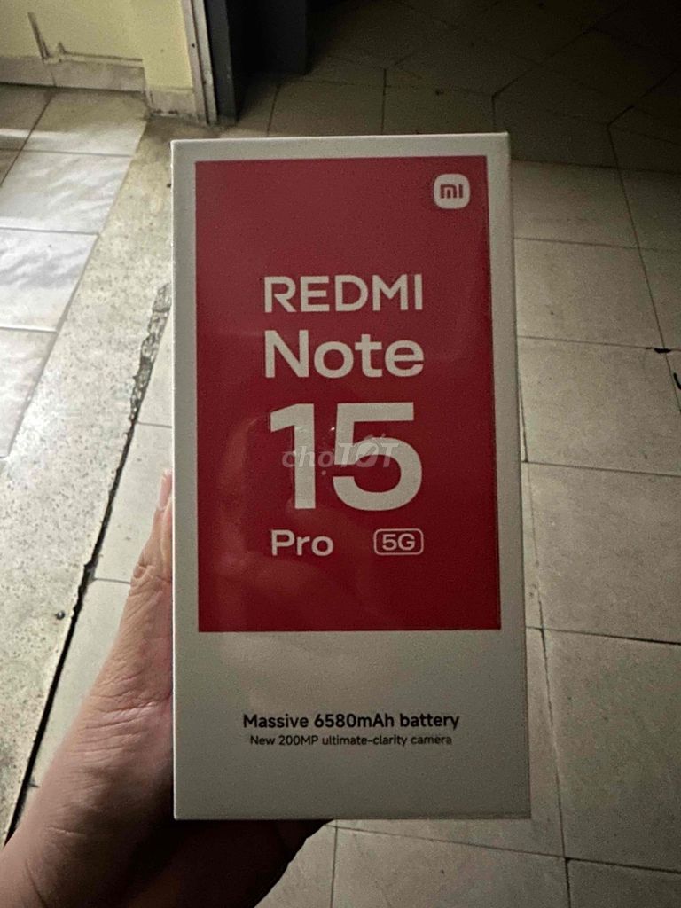 Xiaomi Redmi Note 15 Pro 5G 8GB/256GB Xám titan. Mua bán Điện thoại tại Quận Tân Bình Tp Hồ Chí Minh được đăng bởi Ngô Quốc Hưng hình 1