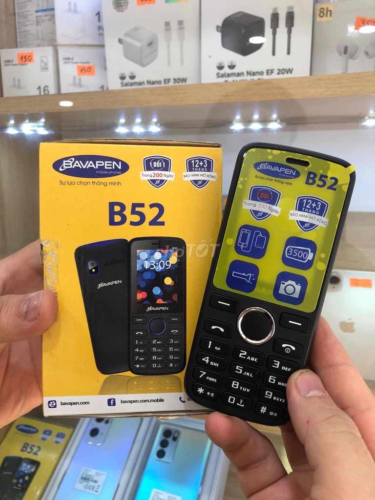 Điện thoại cục gạch Bavapen B52 cần thanh lý. Mua bán Điện thoại tại Quận Tây Hồ Hà Nội được đăng bởi NTmobile shop di động hình 1