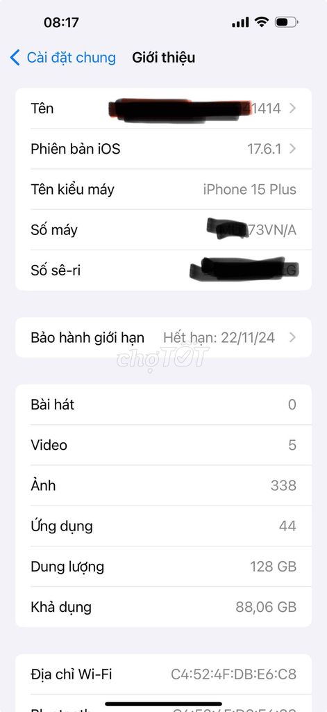 iphone 15 Plus 128GB - Xanh lá VNA