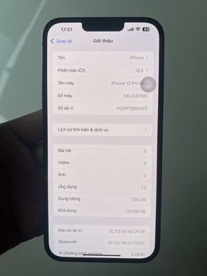 Máy nguyên zin còn hộp sạc iphone 13 promax 256 gb. Mua bán Điện thoại tại Thành phố Thuận An Bình Dương được đăng bởi Hải
