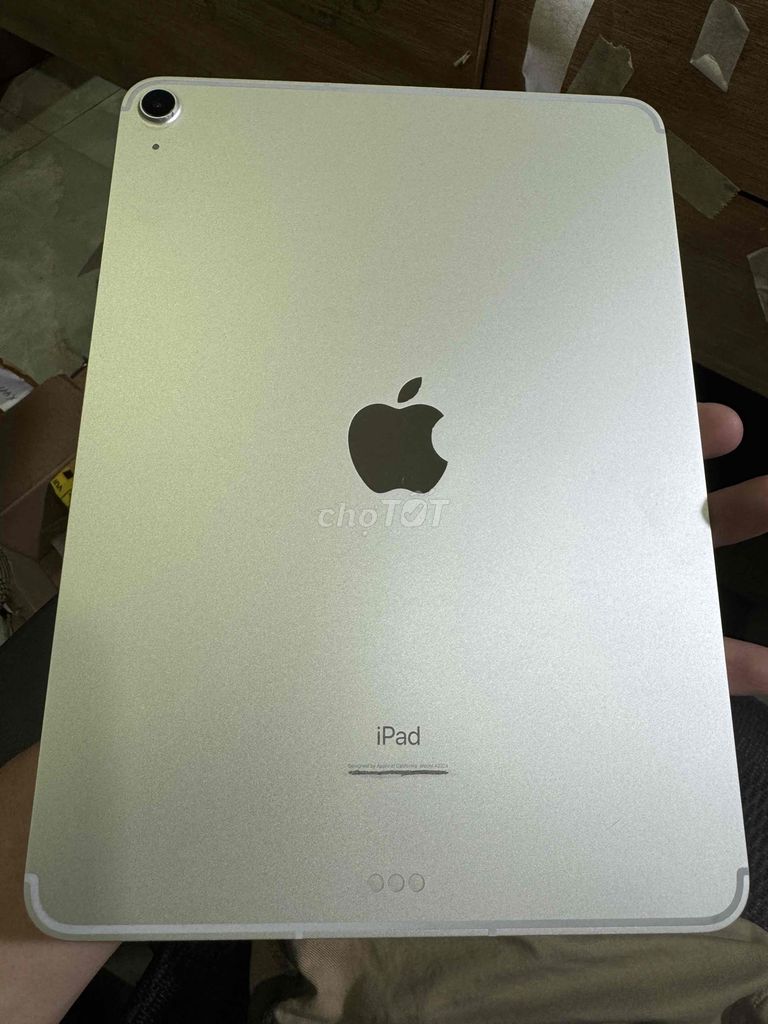 ipad air 4 256gb 4g silver pin 100% sạc 2lan