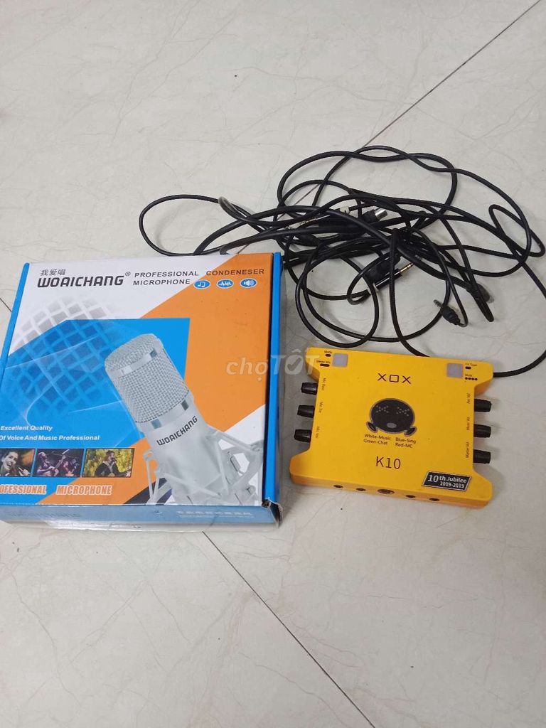 Sound card XOX K10 Vàng. Mua bán Tivi, Âm thanh tại Huyện Việt Yên Bắc Giang được đăng bởi Hà Thị Nga hình 1