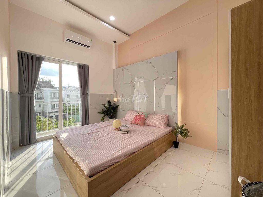 Căn hộ 2pn1wc full nội thất, máy giặt riêng ngay Lake View,Global City