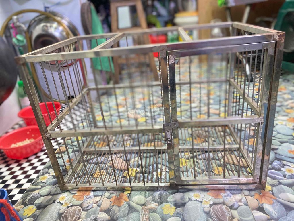 nhà dư cái chuồng chó  inox 304 ngang 60 loại dày. Mua bán Phụ kiện, Thức ăn, Dịch vụ tại Quận 11 Tp Hồ Chí Minh được đăng bởi Thanh Vân hình 1