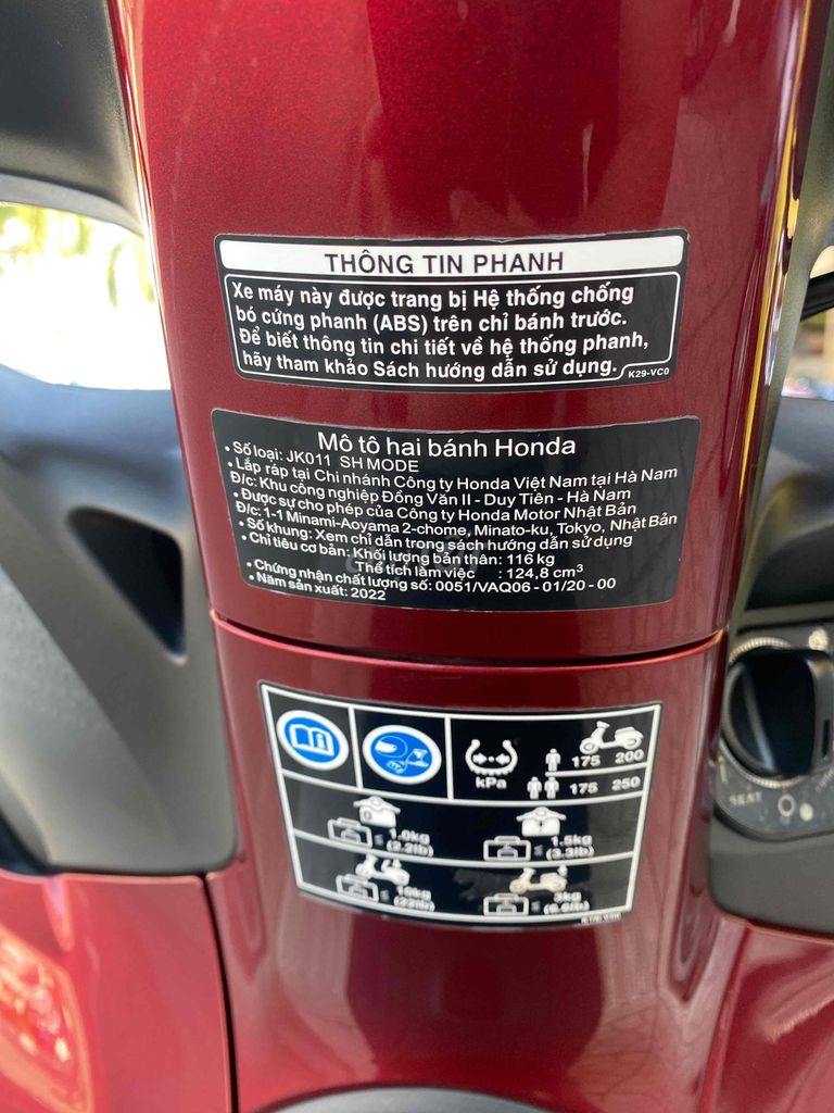 SH mode 2022 ABS chuẩn 7k9 km siêu đẹp zin✅. Mua bán Xe máy tại Quận Ninh Kiều Cần Thơ được đăng bởi Hiếu Xe máy Tân Liên Hưng 2 hình 10