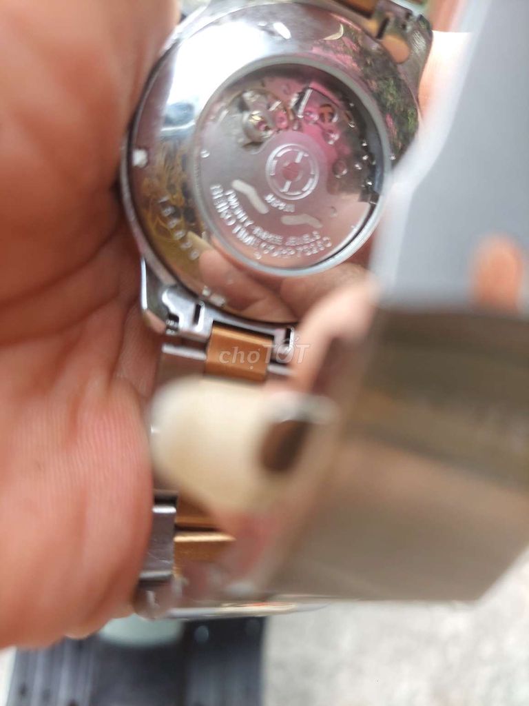 Đồng hồ  Nam Automatic 39mm Nâu hổ phách. Mua bán Đồng hồ tại Quận Long Biên Hà Nội được đăng bởi Phạm Xuân Hoà hình 1