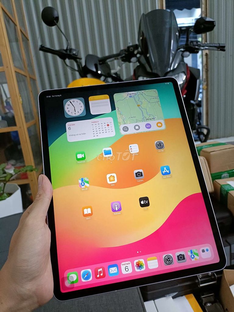 iPad Air m2 13inch 128GB 5G sạc 1 lần máy cty MDM . Mua bán Máy tính bảng tại Quận Thanh Khê Đà Nẵng được đăng bởi TT PHONE hình 1