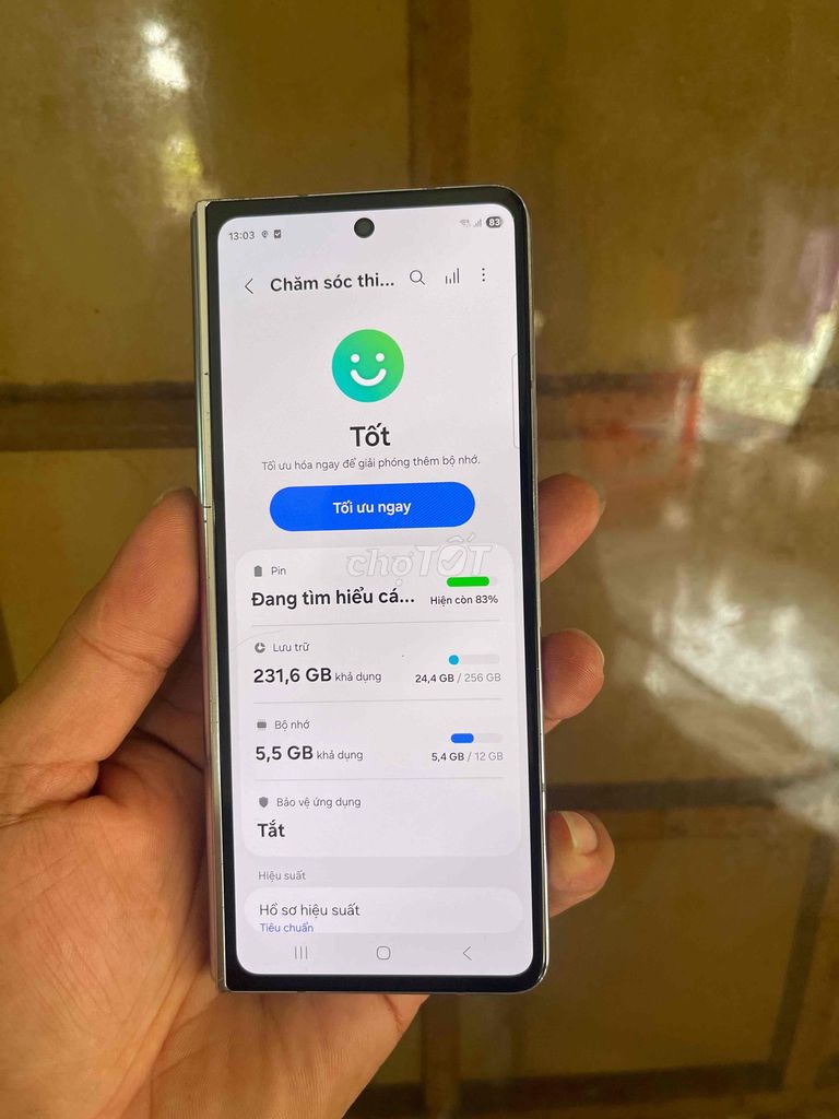 Samsung Galaxy Z Fold 256GB xanh. Mua bán Điện thoại tại Quận Bình Thạnh Tp Hồ Chí Minh được đăng bởi Nguyễn Phước Đăng Khoa hình 1
